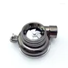 Keychains turbo nyckelring med ljud och lätt bilturbinbil LED-lampa högkvalitativ metall turboladdare hänge