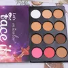 12 couleurs mat visage réparation poudre fard à joues fard à paupières réglage Contour surbrillance maquillage Palette 240202