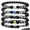 Frisado Atualização Magenetic Hematite Strands Pulseira Imperial Jasper Turquesa Mulheres Mens Pulseiras Moda Jóias Drop Delivery Dhrxz