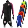 Tuta uniforme da allenamento per calcio a maniche lunghe per uomo Bambini Maglia da calcio professionale ad asciugatura rapida Pantaloncini Tuta in jersey personalizzata 240122