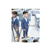 Suits Formal High Quality Boys Suit Single Breasted For Weddings Costume Marriage Blazer 3Pcs Coat Pants Vest 231213 Drop Delivery B Dhcgy