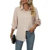 قميص بلوزات النساء الأكمام الطويلة للنساء Blusas Manga Larga Para Mujer Chemise Longues Femme