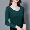 Women Long Sleeve TShirts 8 Colors Size S4XL Perspective Mesh O Neck Female Bottoming Blouses Full Oneck T shirt Tops 240201