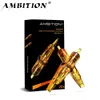 Ambition Glory Tattoo Cartridge Mix Needle 0,25 mm 0,3mm 0,35 mm Rund foder Shader Magnum Tattoo Needles 1rl 3rl 5rl 7rm 9rm 13rm 240122