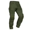 Pantalons de combat pour hommes avec genouillères armée militaire Airsoft tactique Cargo Sport pantalon Camouflage Multicam Trekking vêtements de chasse 240127