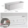 Köksarrangör vägg plast förvaring container lådan låda rack korghylla för skåp garderob förvaring tillbehör 240131