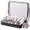 6/10/12 Girds Watch Case Organizer Портативный чехол для часов на молнии Браслеты Мужские и женские многофункциональные витрины 240124