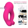 10 Frequency Sucking Vibrator Sex Shop Penis Ring Clit Sucker Cock Adult Products Scrotum Massager Toys for Couple 240202