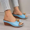 Slippers Women's Beach Slope Heel Hollow Casual Womens Heart For Women Size 12