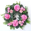 Kwiaty dekoracyjne 30 cm Symulacja Rose Wrenik Wiszące zapasy Dekoracja przyjęcia weselnego