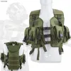 Hunting Jackets Tactical Belly Pocket Vest Multifunctional Carrying Special Forces CS Military Fan Protective Storage Bag Equipment