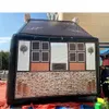 wholesale New arrival 6x6x4mH (20x20x13.2ft) inflatable pub with chimney,movable house tent inflatables party bar for outdoor entertainment