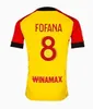 Maillot 2023 2024 RC Lens Futbol Formaları Ev Sarı Saint-Barbe Özel Kakuta Openda Ganago Sotoca Fofana Futbol Gömlek 23 24 Hommes Enfants Çocuk Notre Sang Estor