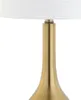 Lampes de table Dylan 25 "métal/cristal larme LED lampe de chevet de chevet de transition contemporaine pour chambre à coucher salon bureau Roo