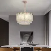 Lustres design moderne luxe cristal pendentif lustre en verre pour salon salle à manger lustre art suspension luminaire