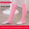 Sports Socks Winter Girls Dance Leggings Gym Fitness Slang Long Pile Knee High Thicked Warm Ballet