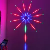 Светодиодная лента для фейерверков, RGB звуковое управление, симфонический свет фейерверка, свадебное рождественское музыкальное управление, полный комплект, лампа-метеор мечты
