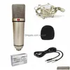 Microphones U87 Kit professionnel de condensateur avec support de choc en métal pour ordinateur Podcast Gaming Enregistrement Chant 221101 Drop Livraison DHB5V