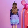 Mädchen Kleider VIKITA Mädchen Einhorn Prinzessin Kleid Kinder Mesh Tüll Ballett Tutu Kuchen Geburtstag Party Leistung Elegante Vestidos