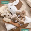 Aandenkens Baby Kwijlen Handdoek Speelgoedset Mijlpaalkaarten Accessoires Pography Props Maandelijkse Groei Herdenking Baby's Pos Geboortecadeau 24013 Ot6Kr