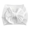 Accessoires de cheveux Solide Velvet Baby Bow Bandeau d'hiver pour garçons nés Filles Bandes élastiques faites à la main Boutique Vintage Turban Headwraps