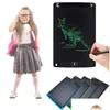 Tabletki graficzne długopisy 6,5 cala lcd pisanie tablet super jasne elektroniczne doodle pad domowy biuro szkolne ding desel dostawa com otvr0