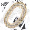 سلسلة Starsgem Hip Hop Style 925 Silver Sterling Moissanite Necklace Cupan Rink Chain for Men
