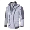 Kurtki męskie jesień i zimowy swetra duży szczotkowany płaszcz męski Sym Slim Pilting Long Rleeve Trzy kolorowe style Dostawa AP DH7Z9