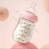 Född Baby Glass Bottle120ML150ML Anticolic Bottleantichoking Nursery BottleBPA Free03 månader Använd 240131