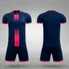 2223 Custom Soccer Jersey Set for Men Kids Quick Drying Breathable Man Children 2 Piece Team Club Training Football Uniform 240122