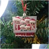 Décorations de Noël Idées cadeaux Pendentifs d'arbre Décoration Fil de cuivre Lanterne Santa Pendentif Économe en énergie Mignon Drop Livraison Accueil G Ot4Zn