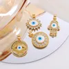 Charms Juya 18K Real Gold Plated Star of David Dragonfly Leopard Head Scorpion Dolphin Love Heart Flower Greek Evil Eye Supplies