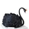 Festive Supplies Soft Adhesive Swan Neck Cake Decorative Ornaments Three-dimensional Dessert Table Decoration