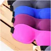 Sleep Masks 3D Mask Natural Slee Eye Eyeshade Er Shade Women Men Soft Portable Blindfold Travel Eyelx7747 Drop Delivery Health Beaut Dhpno