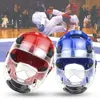 Capacete de taekwondo adulto crianças artes marciais luta máscara facial cabeça proteger equipamentos de patinação cabeça proteger luta rosto capa 240131