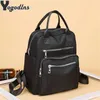 Frauen Rucksack Reise Casual Wasserdichte Oxford Schulter Taschen Weibliche Große Kapazität Handtasche Rucksack Schwarz Geldbörse Schule Pack 240119