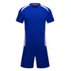 Soccer Set Men Sports Tshirt Shorts Kontrast Färg Svett Wicking Sportwear Adult Jersey Women Set 240122