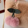 Kids Girls Faux Fur Bags Sweet Girl Cross Body Money Clutch Hairy Bag Kawaii Elegant Korean Style Ins Allmatch Handbag Female 240129