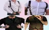 Vintage lederen jarretel mannen middeleeuwse Renaissance Suspensorio kleding schouderaccessoires riem harnas borst punk J9R74332490