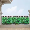 Dekorativa blommor 15,7x23,6 tum UV Artificial Green Plant Wall Panel Bakgrund Integritet Hedge Screen Decor Accessories For Inhoor Outdoor