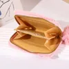 Wallets Women's Plush Heart Short Wallet Zipper Coin Money Bags Purse Pouch ID Holder Small Cute Clutch