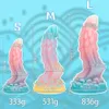 Luminous Huge Dildos Anal Butt Plug Dragon Monster Dildo G-spot Masturbation Suction Cup Soft Silicone Adult Sex Toys for Women 240126