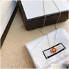 Pendant Necklaces Brand Heart Letter Necklace Design For Women Sier Vintage Gift Long Chain Love Couple Family Jewelry Celtic Style Dr Otmb1