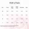 Handgjorda Short Press On Nails Korean Söt handfärg Återanvändbar lim False Nails With Design Full Cover Nail Tips for Girls 240129