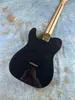 TL Electric Guitar Black Gold Printed Alder Body in Stock Lightning Free Shipping