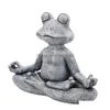 Novidade Itens Goodeco Jardim Sapo Estatueta Resina Zen Yoga Jardin Estátua Decoração Ao Ar Livre Scpture Decoração de Casa Ornamentos Internos T2007 Dhysa