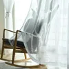 Curtain White All-match Linen Stripe Windows Screens Sheer Panels Curtain s For Living Room Modern Bedroom Balcony Custom wp039-30 240118