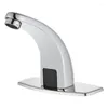 Bathroom Sink Faucets 652F Automatic Sensor Touchless Induction Water Deck Mounted Tap Saving Easy To Use
