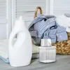 Lagringsflaskor stor kapacitet tvättvätska tvättmedel dispenser pulver tyg mjukgörare behållare med lock burk