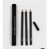 Eyeliner Crayon Smolder Eye Kohl Black Color Waterproof Pencil With Box Easy To Wear Long-Lasting Natural Cosmetic Makeup Liner Drop Dho6L